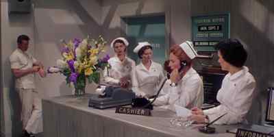 He can't have just disappeared.
Miss O'Malley, flash Dr. Dodge. - Magnificent Obsession