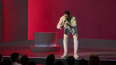 He can't even record this moment.
Did it even happen? - Hasan Minhaj: The King's Jester