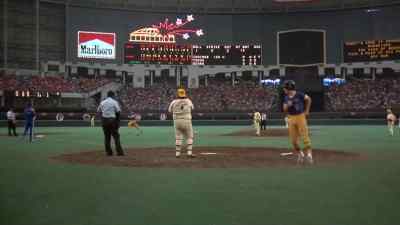 He can't throw him a change-up, either. - The Bad News Bears in Breaking Training