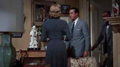 He certainly didn't get in
by the bathroom. - Dial M for Murder