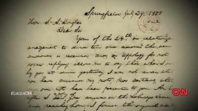 >> HE CHALLENGES DOUGLAS TO
DEBATES. - Lincoln: Divided We Stand