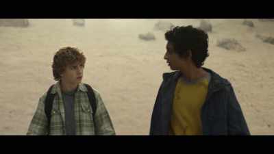 He chased us all that way
and then just... stopped? - Percy Jackson and the Olympians