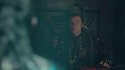 He has come back,
as predicted by the Book 0f5meg/ - Red Dwarf: The Promised Land