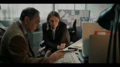 He comes up behind her. - Honour