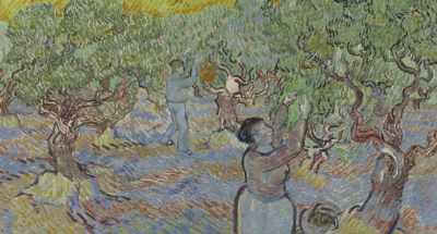 He comes up on something new, - Van Gogh: Of Wheat Fields and Clouded Skies