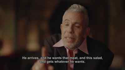 He comes, he wants that meat, that
salad and he gets everything he wants. - The Bibi Files