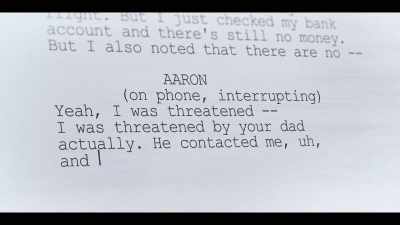 He contacted me
and said he knows who I am. - Generation Hustle