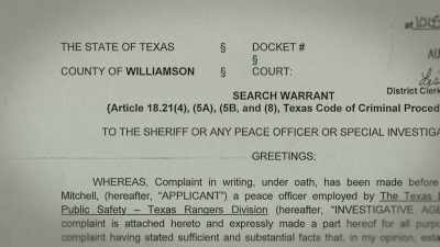 He could have requested that
search warrant earlier, - Outcry