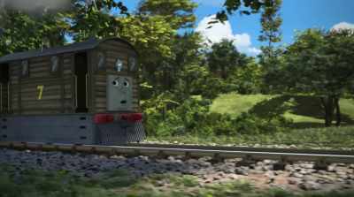 - ♪ He could have strayed
into a woodland ♪ - Thomas & Friends: Big World! Big Adventures! The Movie