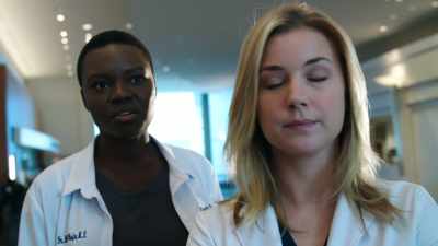 He could talk a
dog off a meat truck. - The Resident