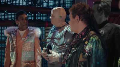 He couldn't have told me that
before I made my choice?! - Red Dwarf: The Promised Land