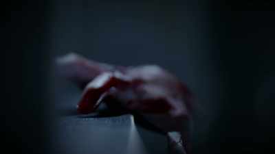 He crawled up the stairs...
[ groaning ] - The Holzer Files