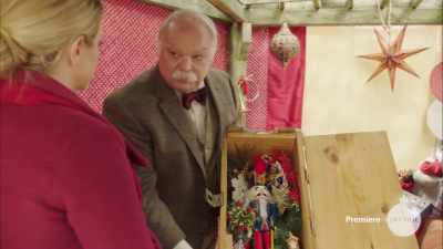     He was cursed and became
     this wooden nutcracker - A Very Nutty Christmas