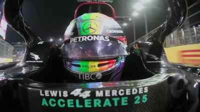 He cut across the whole curb. - Formula 1: Drive to Survive