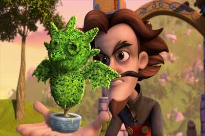 He cut all the shrubs in my garden
into this. - Dragons: Rescue Riders