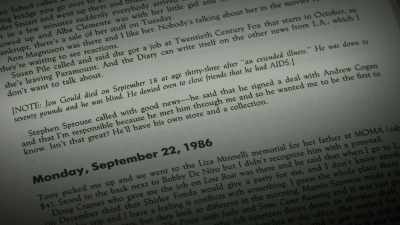 He denied even to close friends
that he had AIDS." - The Andy Warhol Diaries