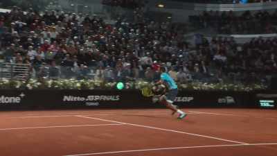 He did that in Rome with Djokovic. - Break Point