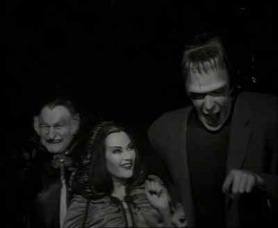 He did it! He did it!
The curse is gone! - The Munsters