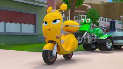 - He did the Mega-Whirly-Leap
times three! - Ricky Zoom