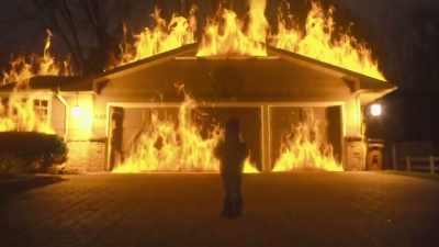 He didn't fall asleep
with a cigarette burning. - My Best Friend the Baby Snatcher