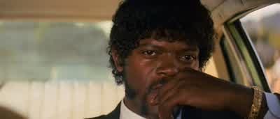 He didn't hit nothing. - Pulp Fiction
