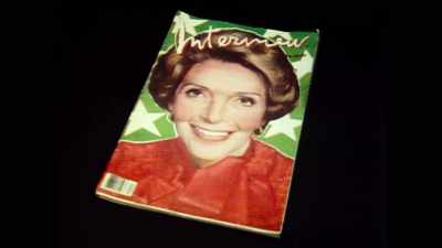 He didn't like
Nancy Reagan, - The Andy Warhol Diaries