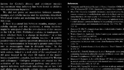 HE DIDN'T SAY THAT
THE MMR CAUSES AUTISM. - The Pathological Optimist