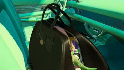Augh He didn't take the bag No time to loseHe's ascending in the vertical transporterAll right everyone Hang on We're gonna blast through the roofUh Buzz To infinity and beyondWhat are you Insane We're wasting time Stand still GodzillaI don't - Toy Story 2