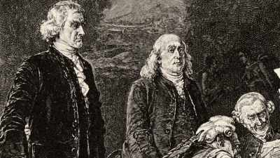 He didn't very often
get angry, and he said, - Benjamin Franklin