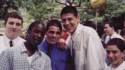 He has dimples,
we're both "cheesy smile, all happy." - Killer Inside: The Mind of Aaron Hernandez