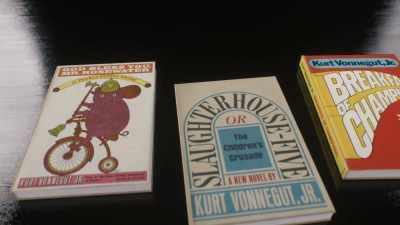 He does appear
and reappear - Kurt Vonnegut: Unstuck in Time