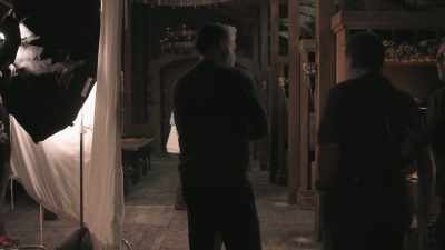 He does that...
I call it the penguin walk, - Game of Thrones: The Last Watch