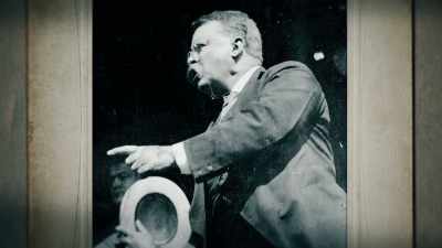 He does his whistle stop
tours, he lambasts Taft. - Theodore Roosevelt