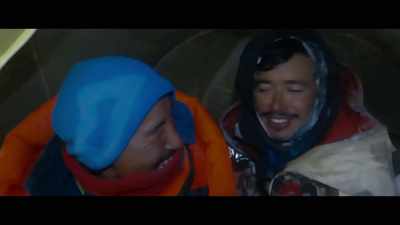 He doesn't drink normally. So thanks, man. - 14 Peaks: Nothing Is Impossible