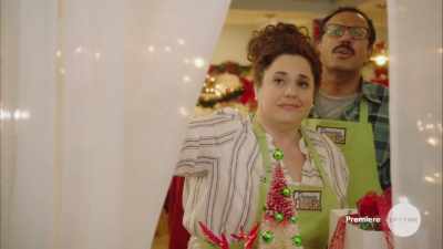  - He doesn't want to leave her.
        He's a romantic. - A Very Nutty Christmas