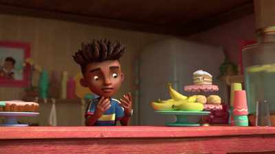 He doesn't want to offend Mum,
so he eats it anyway. - The Adventures of Paddington