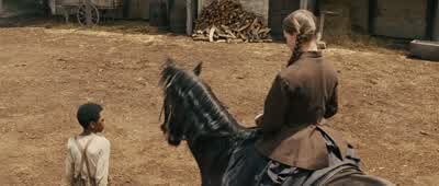He don't know he got a rider. - True Grit