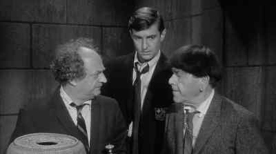 He don't like my music - The Three Stooges Go Around the World in a Daze