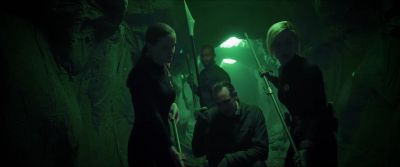 He drew blood to alert the guards. - Shark Side of the Moon