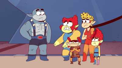 He drinks his milk
from a bowl
on the floor. - ThunderCats Roar