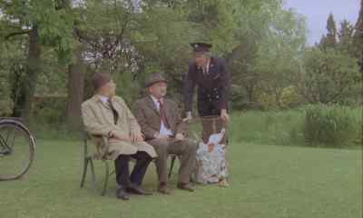 He dropped it down. - The Magnificent Seven Deadly Sins