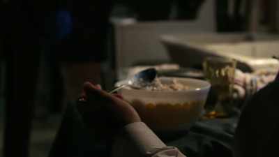 He was even eating porridge 
or something. - New York Homicide