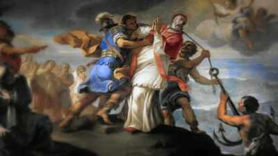 He himself executed his
cousin, clement of Rome, - Creating Christ