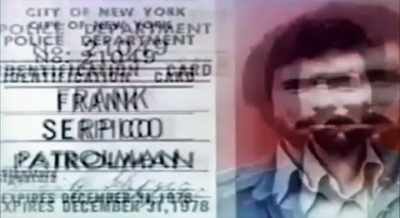 He was forced
to become an outsider - Frank Serpico