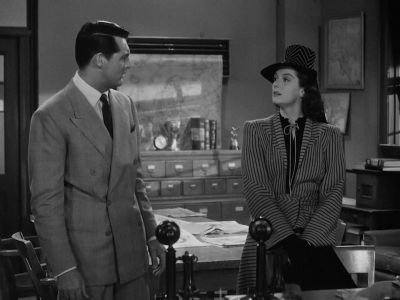 He forgets the office when he's with me - His Girl Friday