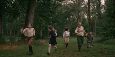 He had four beautiful bloodhounds, - The Pursuit of Love