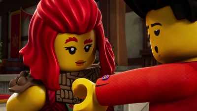 He gave them to me
right before the first game, - LEGO Ninjago: Dragons Rising