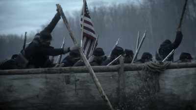 He goes across
the river in that boat, - Blood and Fury: America's Civil War