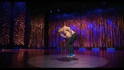 He goes from coach to cunt real quick.
Just, "We got this, big guy!" - Bert Kreischer: Razzle Dazzle