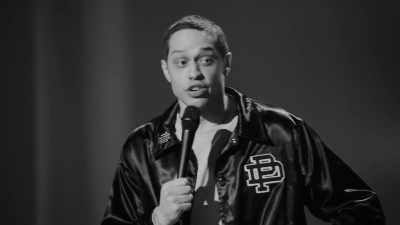 He goes, "Telepathically, you know." - Pete Davidson: Turbo Fonzarelli